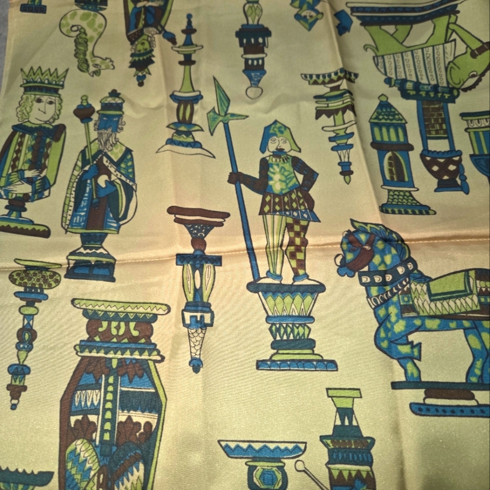 Vintage Rare Speciality Overseas Silk Sewing Fabric